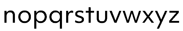 Objektiv Variable Regular Font LOWERCASE