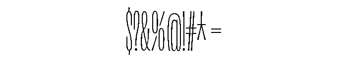 Obviously Variable Extra Light Font OTHER CHARS