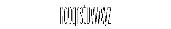 Obviously Variable Extra Light Font LOWERCASE