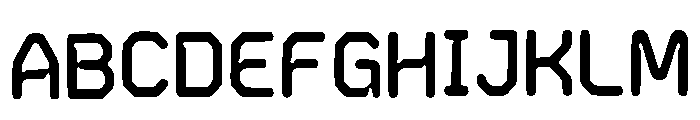 Oberon Regular Font UPPERCASE