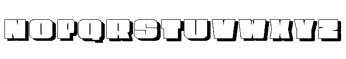 Obesum Caps Shadow ExtBlk Exp Font LOWERCASE