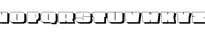 ObesumCapsShadow-ExtBlkExp Font UPPERCASE
