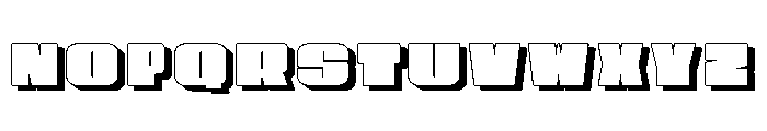ObesumCapsShadow-ExtBlkExp Font LOWERCASE