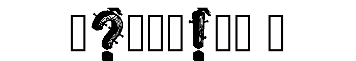 Obscura Regular Font OTHER CHARS