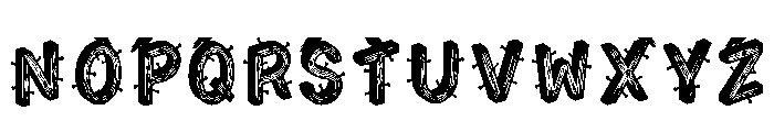 Obscura Regular Font LOWERCASE