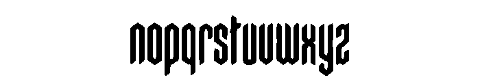 Obscyra Font LOWERCASE