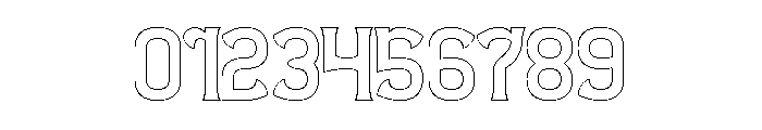Observant & Aware-Hollow Font OTHER CHARS