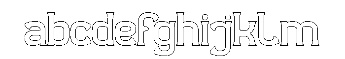 Observant & Aware-Hollow FONT