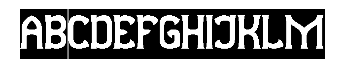 Observant & Aware-Inverse Font UPPERCASE