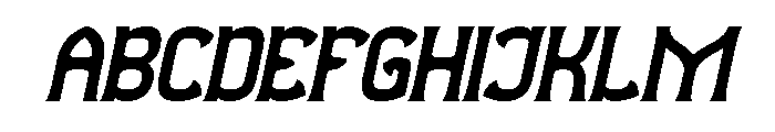 Observant & Aware Italic Font UPPERCASE