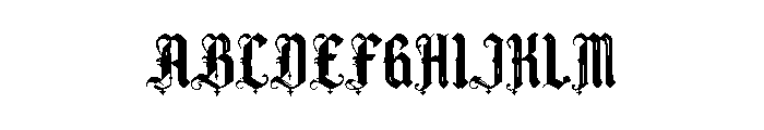Obsidian Black Font UPPERCASE