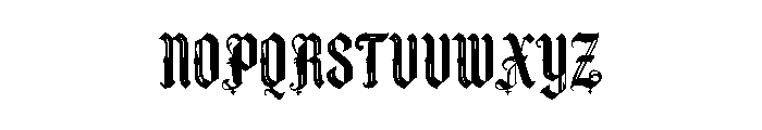 Obsidian Black Font UPPERCASE