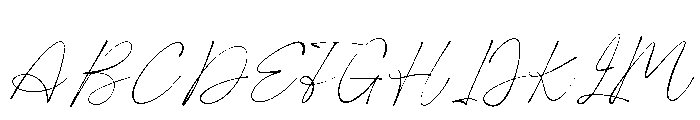Obsidian Script Font UPPERCASE