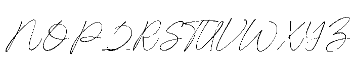 Obsidian Script Font UPPERCASE
