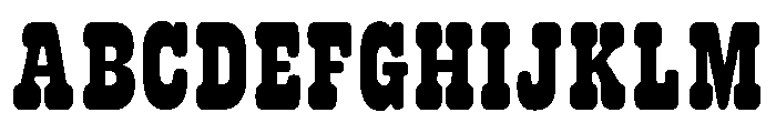Obsidrail Font UPPERCASE