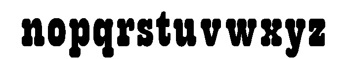 Obsidrail Font LOWERCASE