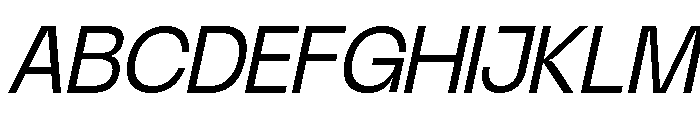 Obsydia Italic Font UPPERCASE