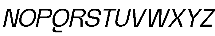 Obsydia Italic Font UPPERCASE