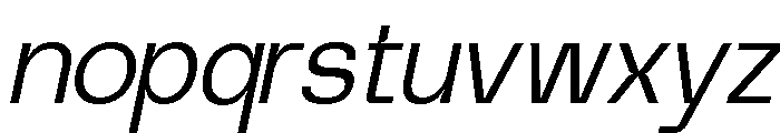Obsydia Italic Font LOWERCASE