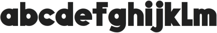 OBICOD Regular otf (400) Font LOWERCASE