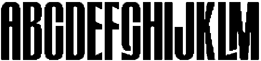 OBLISK Regular otf (400) Font UPPERCASE