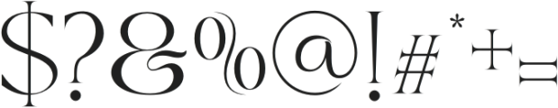 OBVIOUS CLASSO Regular otf (400) Font OTHER CHARS