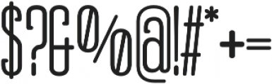 Obcecada Serif Bold otf (700) Font OTHER CHARS
