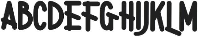 Objec Night Regular otf (400) Font UPPERCASE