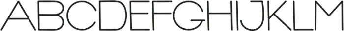 Objective Regular otf (400) Font UPPERCASE