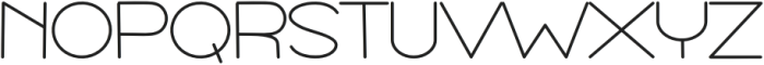 Objective Regular otf (400) Font UPPERCASE