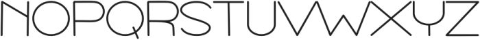 Objective Regular otf (400) Font LOWERCASE