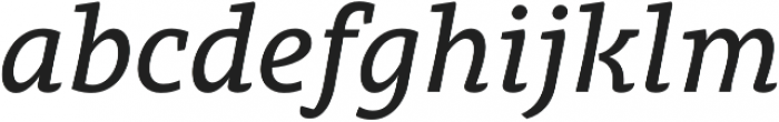 Obla SemiBold Italic otf (600) Font LOWERCASE
