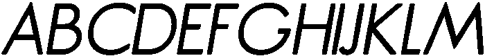 Oblique otf (400) Font UPPERCASE