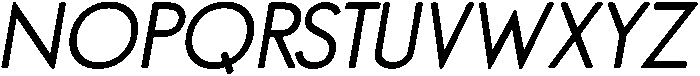 Oblique otf (400) Font UPPERCASE