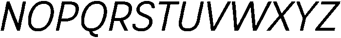 Oblique otf (400) Font UPPERCASE