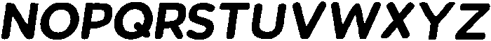 Oblique otf (400) Font LOWERCASE