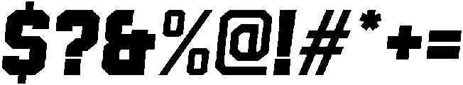 Oblique otf (400) Font OTHER CHARS