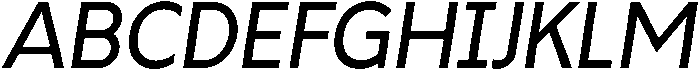 Oblique otf (400) Font UPPERCASE