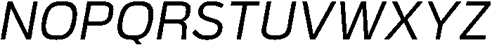 Oblique otf (400) Font UPPERCASE