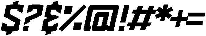 Oblique otf (400) Font OTHER CHARS