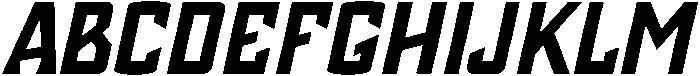 Oblique otf (400) Font UPPERCASE
