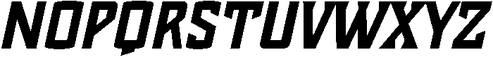 Oblique otf (400) Font UPPERCASE