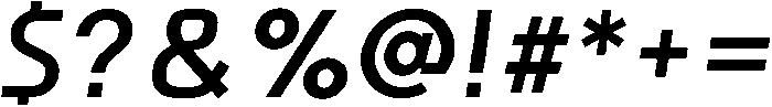 Oblique otf (400) Font OTHER CHARS