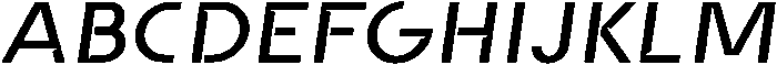 Oblique otf (400) Font UPPERCASE