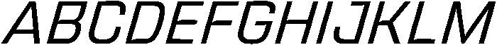 Oblique otf (400) Font UPPERCASE