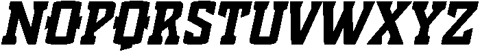 Oblique otf (400) Font UPPERCASE