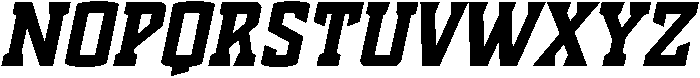 Oblique otf (400) Font LOWERCASE