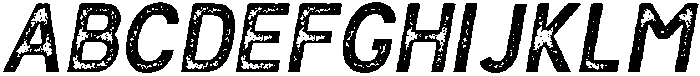 Oblique otf (400) Font UPPERCASE