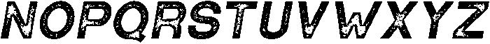 Oblique otf (400) Font LOWERCASE