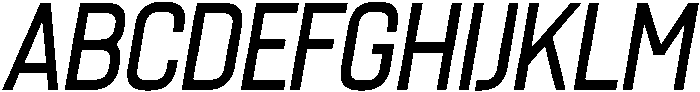 Oblique otf (400) Font UPPERCASE